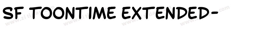 SF Toontime Extended字体转换